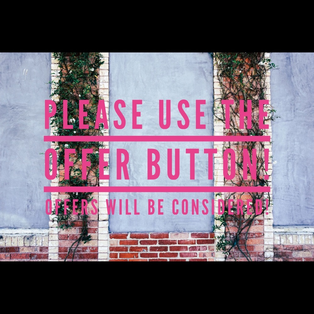 All reasonable offers will be considered!
